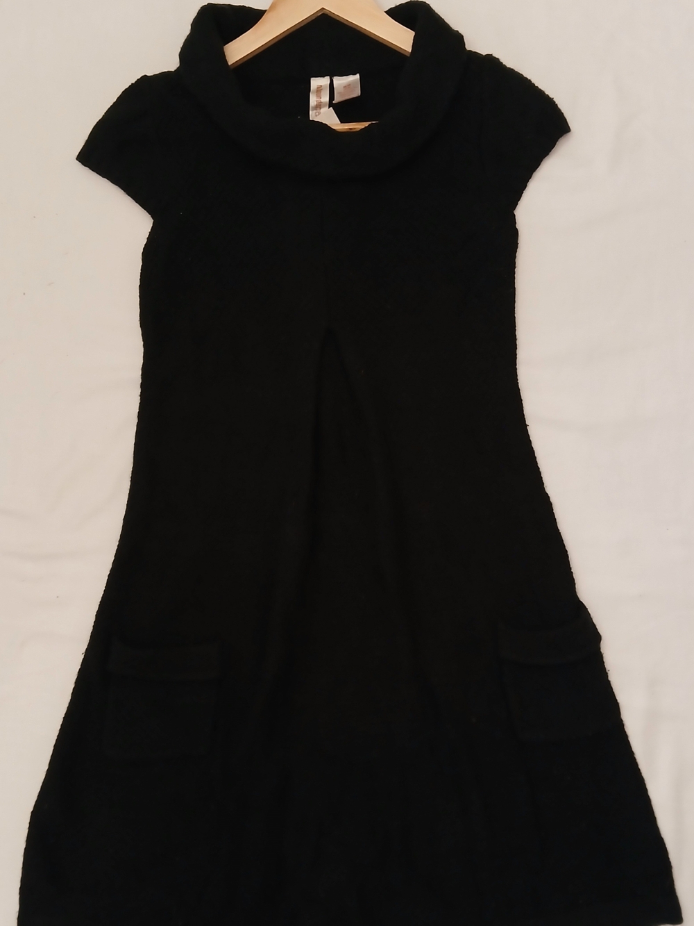 No Boundaries Black Cowl Neck Sweater Dress M 7/9